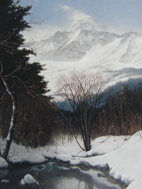 Yukio Tasome [Clear Winter Day (Urabandai Plateau)], Rare art book, In good condition, Brand new with high-quality frame, free shipping, Western painting, oil painting, landscape, so, Painting, Oil painting, Nature, Landscape painting