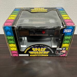 スペースインベーダー ゲーム筐体バンク 貯金箱 ジャンク品