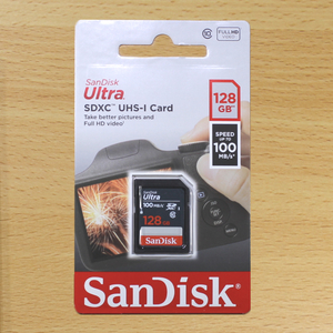 【ネコポス】送料無料 SanDisk SDXCカード 128GB Ultraシリーズ / Read:100MB/s / UHS-1対応