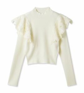 定価17,930円snidelジャガードドッキングニットTOPS