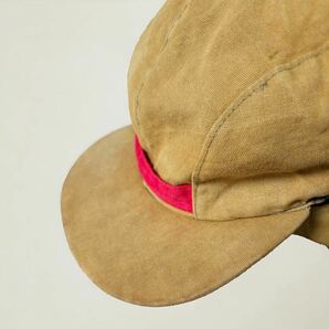 希少 60's VINTAGE ハンティング キャップ イヤーフラップ ビンテージ キャップ ダック地 キャップ 帽子 アウトドア 60年代 アメリカ購入の画像9