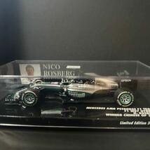 メルセデス AMG ペトロナス フォーミュラチーム F1 W07 ハイブリッド ニコ ロズベルグ 中国GP 2016 ウィナー （1/43スケール MINICHAMPS）_画像8