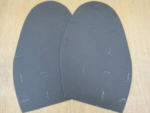 VIBRAM ビブラム ハーフソール 黒色 １足 半張り 靴 修理 資材