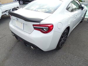 Must Sell Toyota 86 ZN6 Subaru BRZ ZC6 艶消しブラック マットブラック large sizeタイプリアスポイラー トRunXポイラー ビッグスポイラー