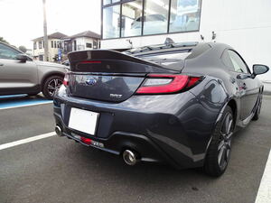 格安Must Sell New item 現行type GR86 ZN8 GR86 BRZ ZN8 ZD8 202009以降～リアルカーボントRunXポイラー リアスポイラー 貼りincludedけ装着