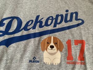 ★新品 MLB公式ライセンス 大谷翔平選手 デコピン「Dekopin Logo」Tシャツ Sサイズ　グレー 