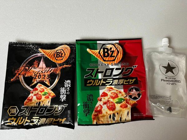 B'z pleasure ウルトラポテト空袋　新品未開封の水　3点セット