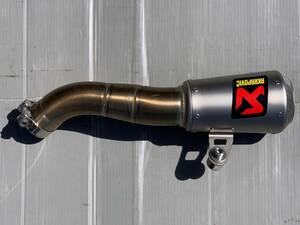 AKRAPOVIC/ アクラボビッチ　YZF-R25/R3・MT-25/ MT-03 (2014～21) JMCA スリップオンサイレンサー美品♪