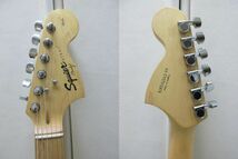 T3-14　Squier by Fender(スクワイア by フェンダー)　エレキギター　STRAT Affinity SERIES　全長 約99㎝　ソフトケース付き　弦楽器_画像4