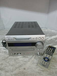 T3-20　ONKYO(オンキョー)　CD/MD TUNER AMPLIFIER(チューナーアンプ) 【FR-N7X】 07年製　ミニコンポ