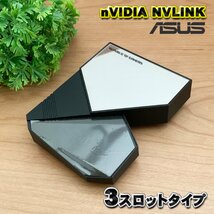 ASUS ROG NVLink ブリッジとAura Sync対応 幅60mm 3slot-TYPE RGB RTX2080Ti/2080専用 ROG-NVLINK-3 【中古品】_画像1