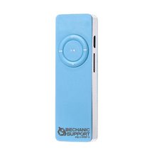 【ブルー】新品 長方形 スピーカー内蔵 MP3 音楽 プレイヤー SDカード式 メカニックサポート_画像10