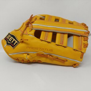 定価66,000円 ゼット 硬式グラブ プロステイタス 外野手用 BPROG870S-3600 右投げ 高校野球 新品未使用 激安 硬式 外野 グローブの画像6