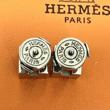 HERMES エルメス Hロゴ シルバー SV925 ピアス_画像5