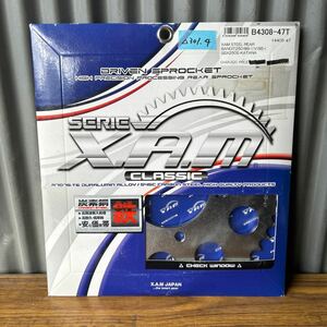 バンディット250/V GSX250S 刀　XAM製　スティールリアスプロケット　新品　520-47T(△３０１．４)