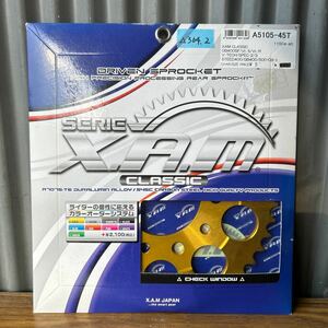 CB400SF スティード400 XAM製　クラッシック　アルミリアスプロケット　新品525-45T(△３０４．２)