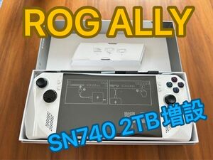 2TB増設 ROG Ally (2023) RC71L ホワイト RC71L-Z1E512ゲーミングモバイルパソコン Sn740