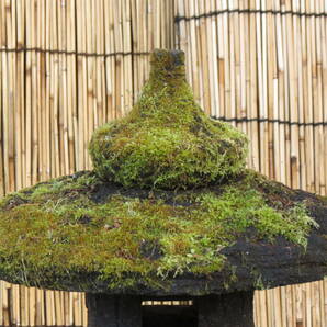 石灯篭 高さ71cm 重量49kg 自然木型 九州産天然石の画像2