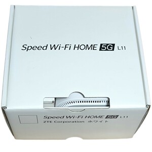 Speed Wi-Fi HOME 5G L11 ホワイト ZTR01SWA ホームルーター KDDI 