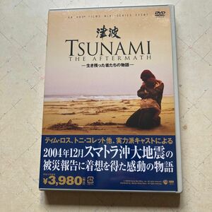 津波　TSUNAMI です。　レンタル落ちでは無く、個人購入品です。定価¥3.980-の品です。