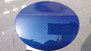  Subaru WRX STI VAB WRX S4 VAG carbon fuel lid cover blue carbon 