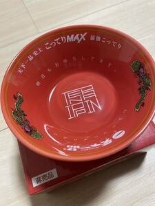 同時梱包可 天下一品 ミニミニどんぶり 赤 こってりMAX 非売品 ノベルティ レア 希少 ラーメン 最強こってり