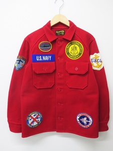 The REAL McCOY'S ザリアルマッコイズ MS21101 MILITARY SOUVENIR WOOL SHIRT フィールドシャツ　美品