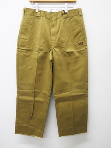 WIND AND SEA×Dickies ウィンダンシー/ディッキーズ WDS-20S-PT-01 20SS WORK TROUSERS ワークパンツ　未使用美品