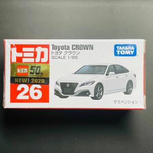 トミカ　No.26 トヨタ クラウン 新車シール付き!