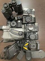 1円〜【動作未確認/ジャンク品】カメラ ビデオカメラ　双眼鏡　まとめ売り MINOLTA OLYMPUS KONICA PENTAX RICOH Canon VICTOR 17412_画像1