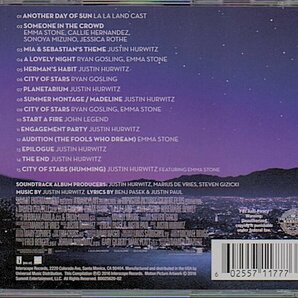 「La La Land / Original Motion Picture Soundtrack」Justin Hurwitz/ラ・ラ・ランド/サントラの画像2