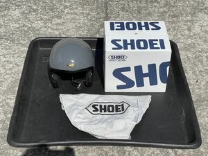 美品 SHOEI ヘルメット J・O ジェイ・オー XL ラットグレー