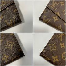 １スタ◆美品◆ LOUIS VUITTON ルイヴィトン 長財布 モノグラム レター型　ヴィンテージ　薄型　コンパクト_画像6