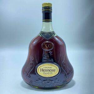 Hennessy ヘネシー XO 金キャップ グリーンボトル COGNAC コニャック ブランデー 1000ml 40% 未開栓 希少