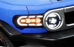 FJ クルーザー LED ヘッド ライト 流れる ウインカー VLAND