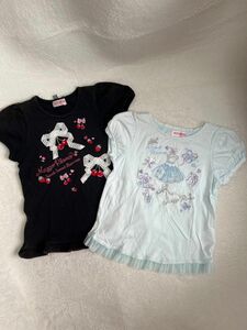 メゾピアノ　 半袖Tシャツ　2枚セット　120㎝