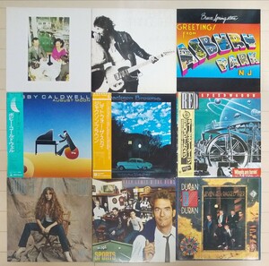 LPレコード 洋楽ROCK 18枚 /LED ZEPPELIN/B.SPRINGTEEN/ B.CALDWELL/J.BROWN/REO SW/J.NEWTON/HUEY LEWIS/DURAN DURAN/etc... まとめ売り