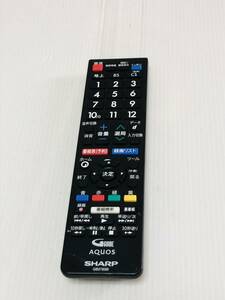 D 送料無料　SHARP(シャープ) AQUOS テレビ リモコン GB278SB 動作品　