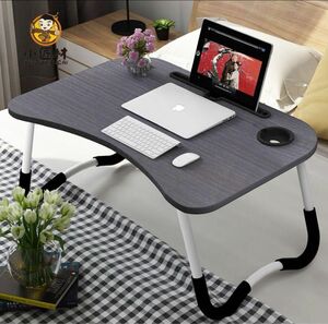 ローテーブル 折りたたみテーブル ミニテーブル ベッドテーブル サイドテーブル 一人用 パソコンデスク テーブル ブラック 