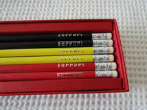 フェラーリ　鉛筆6本　消しゴム付き　未使用　定形外郵便の送料210円_画像2