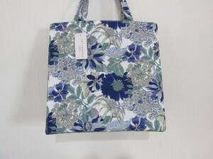  новый товар Liberty Inter режим большая сумка цветочный принт цветок темно-синий серия не использовался нестандартная пересылка. стоимость доставки 350 иен 