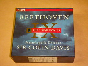 Beethoven: 9 Symphonies　/　 Staatskapelle Dresden，シュターツカペレ・ドレスデン、Sir Colin Davis　/　CD　6枚組BOXセット/ドイツ盤