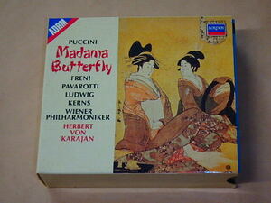 Puccini: Madama Butterfly　/　 Herbert von Karajan（ヘルベルト・フォン・カラヤン）他　/　CD　3枚組　西ドイツ盤