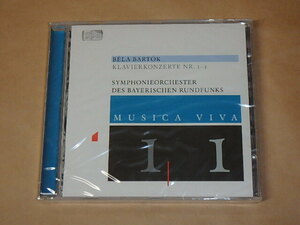 Bela Bartok　Klavierkonzerte Nr. 1-3　/　Symphonie-Orchester Des Bayerischen Rundfunks（バイエルン放送交響楽団 ）/　輸入盤CD