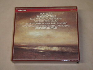 MAHLER　Symphony 2 " Resurrection "　/　 JESSYE Norman（ジェシー・ノーマン）他　/　ドイツ盤　CD　2枚組