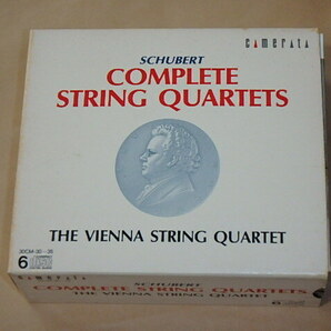 SCHUBERT COMPLETE STRING QUARTETS / THE VIENNA STRING QUARTET（ウィーン弦楽四重奏団）/ CD6枚組BOXセットの画像1