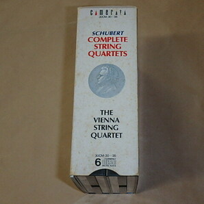 SCHUBERT COMPLETE STRING QUARTETS / THE VIENNA STRING QUARTET（ウィーン弦楽四重奏団）/ CD6枚組BOXセットの画像5