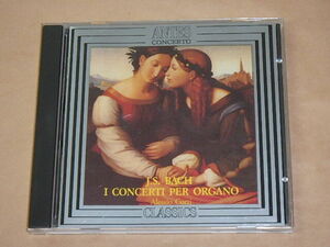 Bach:Concerti for Organo　/　Alessio Corti（アレッシオ・コルティ）/　輸入盤CD
