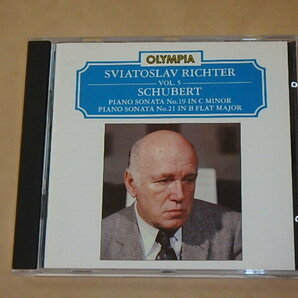 Schubert;Piano Sons.19 & 21 /  Sviatoslav Richter（スヴャトスラフ・リヒテル）/ CD UK盤の画像1