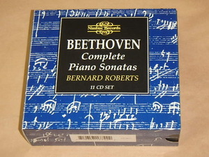 Beethoven：Compl. Piano Sonatas　/　BERNARD ROBERTS（バーナード・ロバーツ）/　CD11枚組BOX　/　UK盤